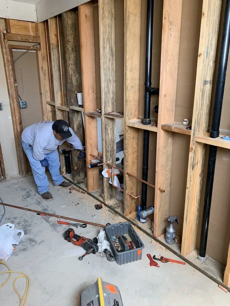 Commercial rough-in plumbing for Gas Line Repair in Gordons Corner